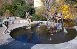 Der Narrenbrunnen in Ostrach