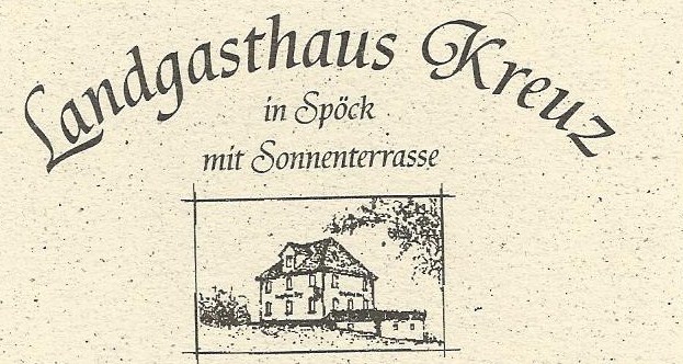 Landgasthaus Kreuz in Spöck